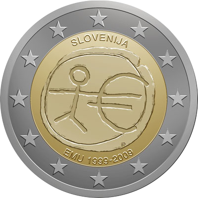 2 Euro Slovenia 2009