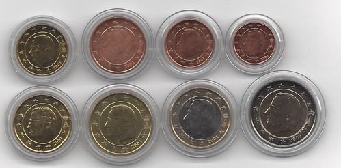 Belgien Kursmünzensatz