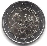 2 Euro Kursmünze San Marino 2017 neues Motiv