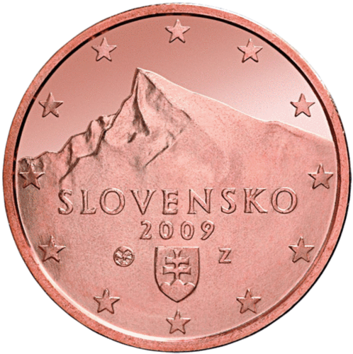 Slovakia 5 cent 2009