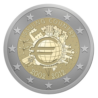 2 euro common commemorative coin 2012