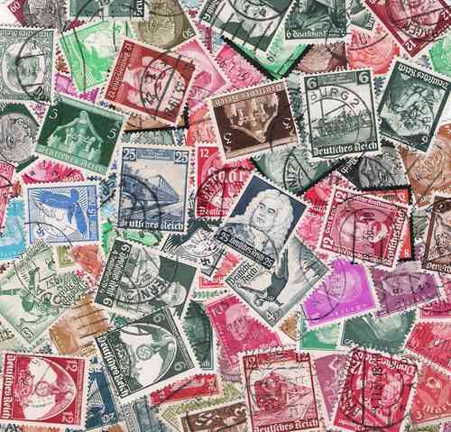 100 stamps Deutsches Reich