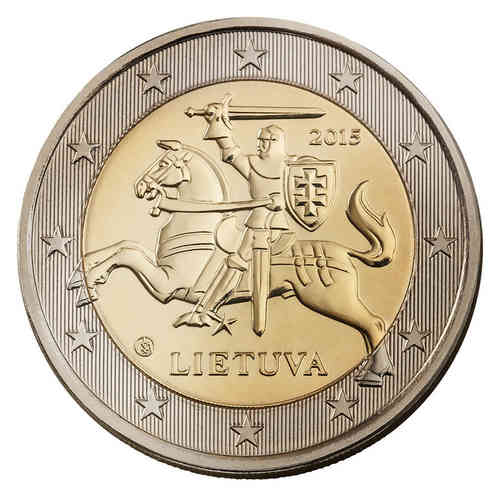 Lithuania 2 euro coin 2015