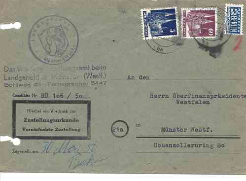 Bizone 75, 93 Postscheckbrief