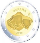 2 Euro Spanien 2015 Höhle von Altamira