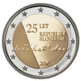 2 Euro Slovenia 2016 Independence