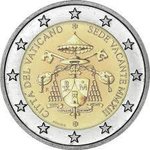 2 Euro Vatikan 2013 / 1 bankfrisch im Numisbrief