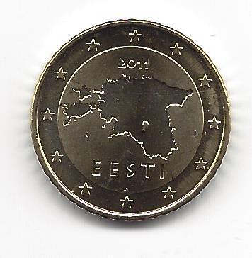 Estonia 50 cent coin 2011