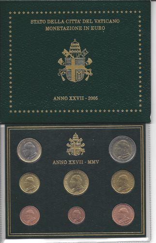 Vatican City 1 cent - 2 euro set