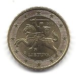 Lithuania 10 cent coin 2015