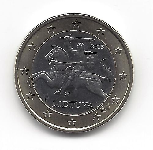 Litauen 1 Euro Kursmünze 2015